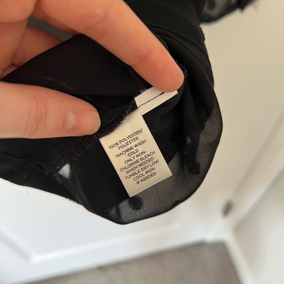 Loft Sheer Polka Dot Blouse - Picture 6 of 6